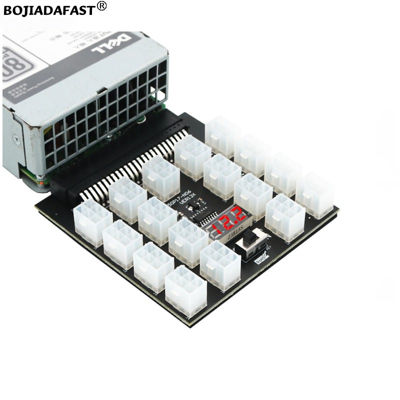 17 * PCI-E 6-Pin-Anschluss-Bre – 2400W Server Psu Breakout Board Bewertung und Preis